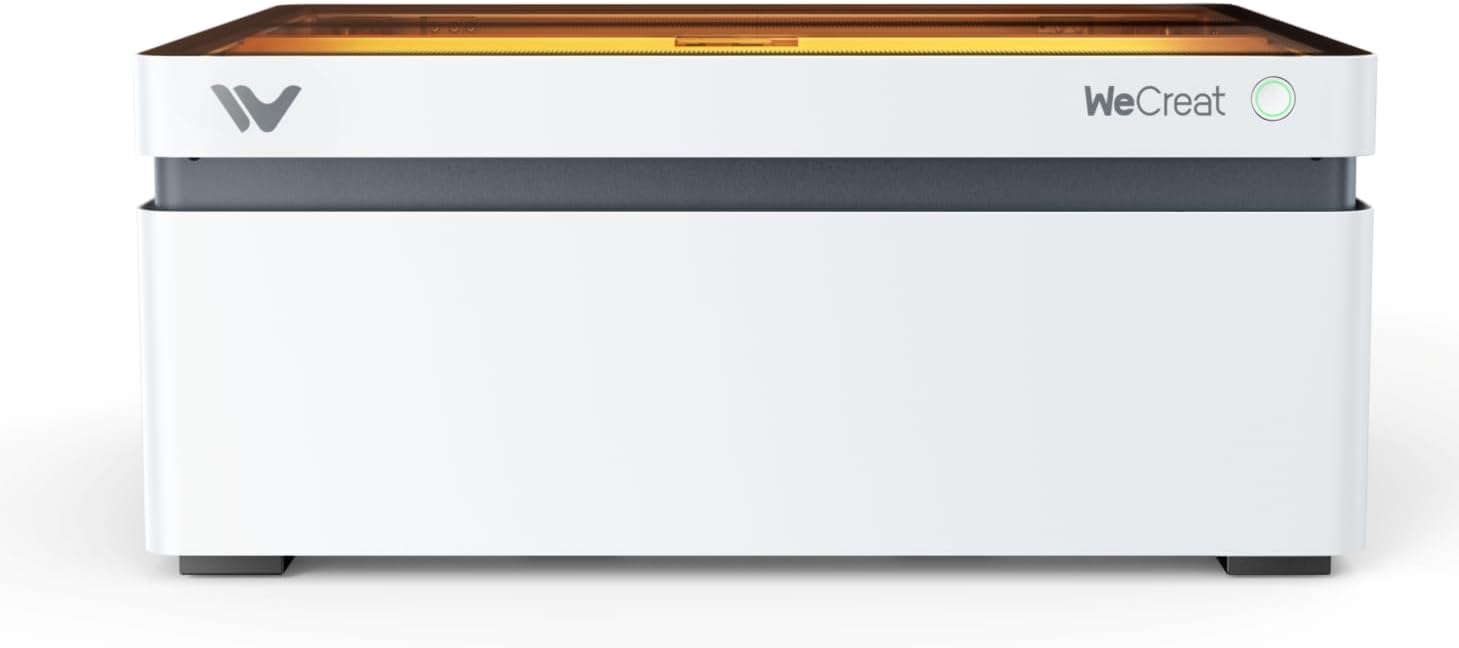 WECREAT Vision 20W Laser Engraver with 137" Auto Conveyor Feeder, Smart HD Camera & Auto-Lifting, 600mm/s Speed, Laser Engraving Machine for Tumblers Wood Leather Acrylic etc.