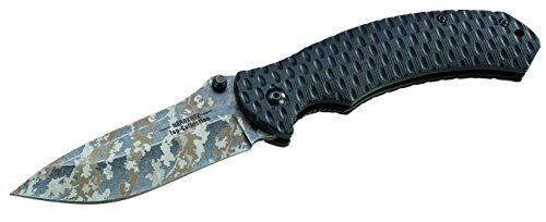 Herbertz TOP-Collection Messer Einhandmesser Camo-Design Länge geöffnet: 22.5cm, Grau, M