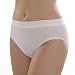 Produktbild comazo Damen Ladyslip  5er Pack Maxislip  Weiß  Gr. 42  Taillenslip mit hohem Bund  Slip ohne störende Seitennähte  Hochwertige Unterwäsche  Unterhose aus 100% Baumwolle