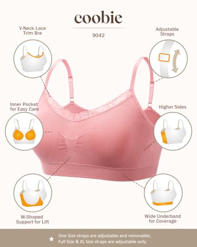 Image of Coobie Lace V-Neck Bra for Women