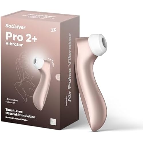 Satisfyer Pro 2+ Vibrator Sex Toy | Adult Toys for Women | Best Sucking Clitoral Stimulation Vibrator | Vibrating Sexual Pleasure Device | Stimulation Vibrators | Female Wellness Tools (Rose Gold)
