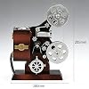 Vintage Movie Projector Music Box with Greeting Card, Mechanical Retro Cinema Musical Box & Desktop Ornament, Nostalgic Birthday Graduation Gifts for Movie Lovers, Directors, Filmmakers - 2