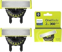 Set aus PHILIPS OneBlade Pro 360 Face & Body - elektrischer Rasierer(QP6552/30) + Philips OneBlade Original 360-Klingen, passend für alle OneBlade und OneBlade Pro Modelle, 2er-Pack (Modell QP420/60) – Ansicht 6