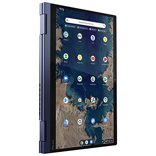 Image of Lenovo ThinkPad C13 Yoga Chromebook 2-in-1 Laptop, 13.3 inch FHD Touchscreen, AMD Athlon Gold 3150C, 4GB DDR4 RAM, 96GB Storage (32GB eMMC + 64GB Flash Drive), Backlit KB, Fingerprint Reader, Chrome OS