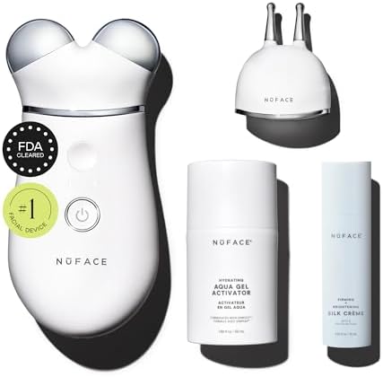 NuFACE Trinity+ Microcurrent Facial Device + Effective Lip & Eye ...