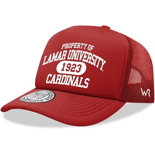 Lamar University Cardinals LU NCAA Trucker Mesh Snapback Cap Hat