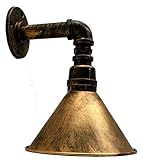 Diseño retro, el diseño de lámpara de pared de metal vintage fresco y único añade más personalidad a tu habitación.