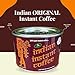 Miltonas Indian Organic Instant Coffee - Medium Roast Coffee Made From Robusta & Arabica Indian Coffee Beans - Freeze Dried Instant Coffee For Office, Home, Gym - Taste Bud Exciting strong coffee 90g