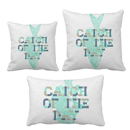 Coussin bleu motif poisson DIYthinker pour decoration de maison
