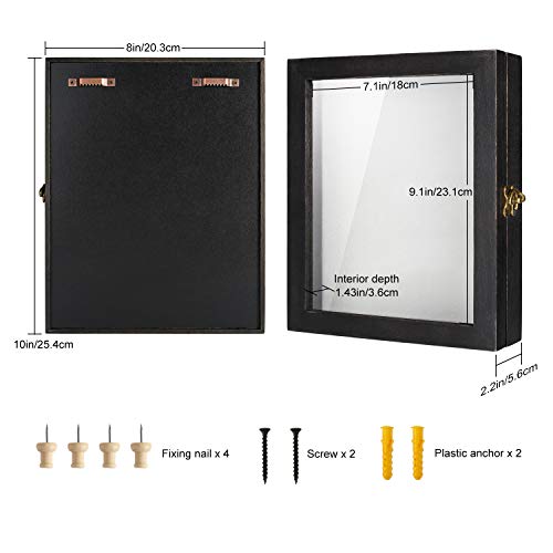 image for TJ.MOREE Shadow Box for Flowers 8 x 10 Shadowbox Display Case Picture 