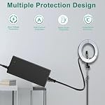15V Power Cord Compatible with Neewer Photo Studio Ring Light NW-150480D2, Power Supply Adapter Compatible with Neewer 14 inches and 18 inches Ring Light