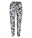 Produktbild Cambio Damen Jogging Pants mit Blätter-Print Jorden Größe 3829 Blau (blau)
