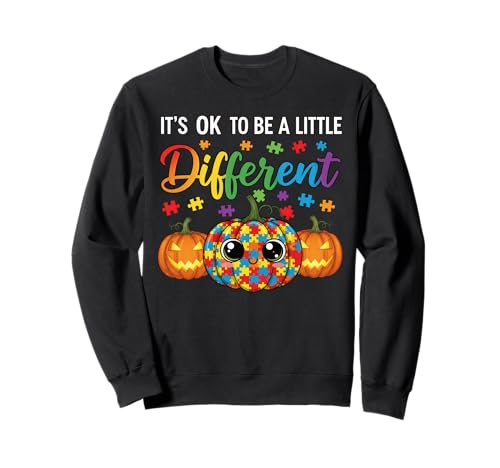 Halloween Autism Pumpkin It's OK To Be a Little Different �g���[�i�[