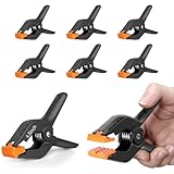 EMART 6 Pack Heavy Duty Muslin Spring Clamps, 4.5 inch Photo Booth Backdrop Clips for Photography Studio