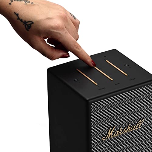 Marshall Uxbridge Smart Speaker with Amazon Alexa Black 1005605 (Renewed)