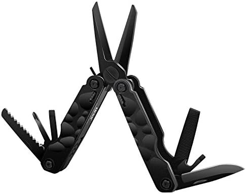 IBNS Multitool Scissor,8 in 1Portable Folding Pocket Multi Tool with Screwdriver Saw FlatFile Bottle Opener Knife for home Camping Survival Hiking Simple Repairs