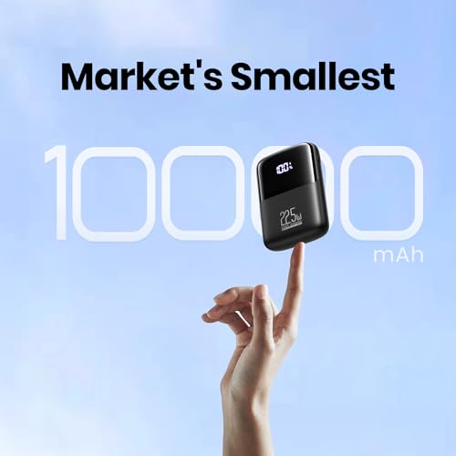 INIU Power Bank, Smallest 22.5W 10000mAh Portable Charger, USB C in&Out Fast Charging 3-Output Mini Battery Pack Charger with Phone Holder for iPhone 17 16 15 14 Samsung S24 S23 AirPods iPad etc by INIU - Used condition - CA$26.49
