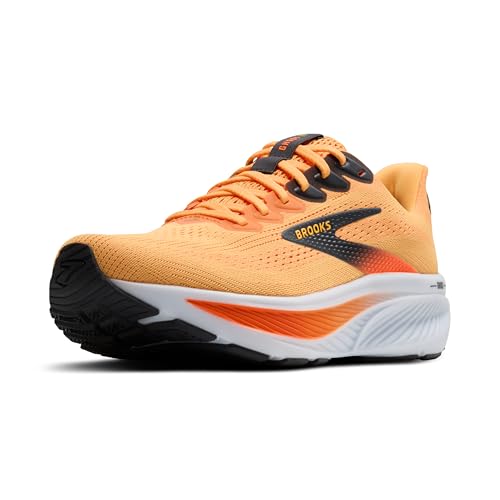 Brooks Herren Ghost 17 Sneaker, Blazing Orange/Yellow/Ebony, 44 EU