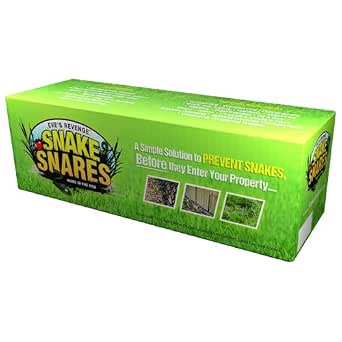 Snake Fence for Yard, 100 ft. Snake Trap and Fence-Style Snaring Kit, Pet Safe, Rainproof