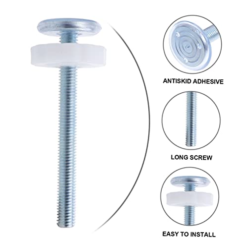 Totority 24 Peças De Hardware De Acessórios Seguros Para Trilho De Proteção De Berço Parafuso De Seg
