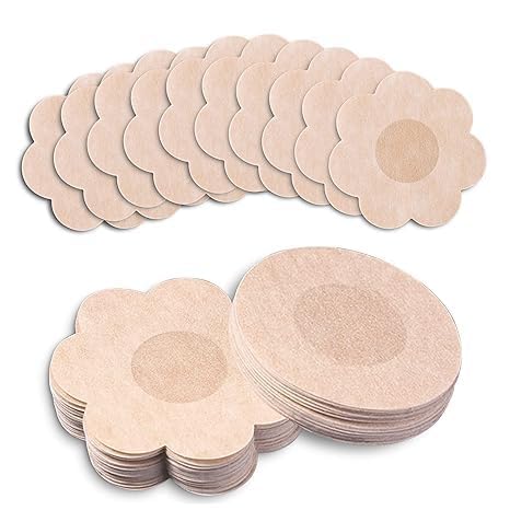 Pasties for Women Nipple Covers Reusable Adhesive Silicone Covers 10 Pcs Grey-image-27