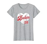Baseball Heart Alec Bohm Philadelphia MLBPA T-Shirt