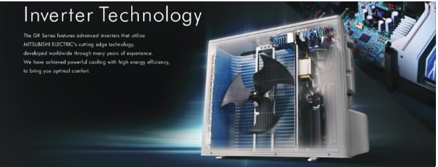 Image of I Mitsubishi 1 Ton 5 Star Inverter Split AC White (Copper Condenser, MSY-GR13VFT)
