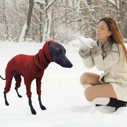 Suéter de galgo para perros de algodón suave de cuatro patas 7