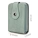 X Wrangler Credit Card Holders Small Wallets Woman Compact Credit Card Holder for Woman Rfid Blocking Multi Card Wallet with Smooth Metal Zipper and Id Window