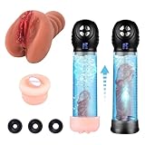 Enhancement Growth Vacuum Pumps, Electric Increase Size Training Device Automatic Pumps Strength Air Suction Silicone Pocket Extend Enlarger PLR79