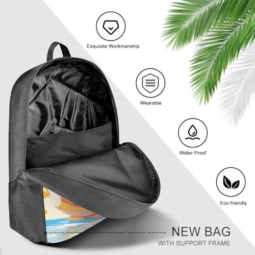 Duck Backpack 17 Inch Large Capacity Casual Backpack3