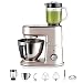 Produktbild WMF KCHENminis Mini-Küchenmaschine, platzsparend, Mixer für Smoothies, 3l-Schüssel, Softanlauf, Planeten-Rührwerk, 8-stufige Knetmaschine, 3 Rührwerkzeuge, 430W, edelstahl matt, rose