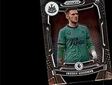 2021-22 Panini Prizm EPL Soccer #31 Freddie Woodman Newcastle United Official English Premier League Trading Card (Stock Photo shown, scan streaks not on Card, Near Mint to Mint)