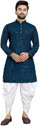 Tradition Mens Kurta With Dhoti Set for Classic Ethnic Style