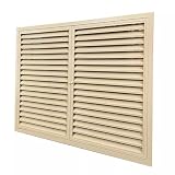 YJEUZCD Lega Di Alluminio Timpano Sfogo Griglia, Raddoppiare Otturatore Porte, Armadio Stufa Ventilazione A Persiana Copertina, Armadio Scarpe Mobiletto Bagno Scarico, Porta Versatile(90x90 cm/35.4x35