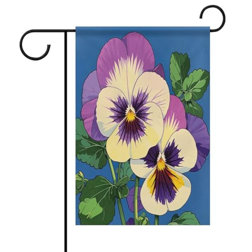 Drapeau de jardin Pensée Perfection Imprimée Drapeau d'extérieur Décoratif Jardin ou Patio Drapeau de cour Drapeau décoratif Extérieur