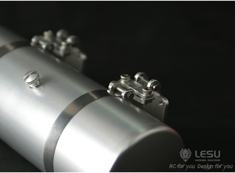 1/14 Lesu Simulation 110Mm Metal Oil Tank for DIY King Gl Rc Tractor Truck Model