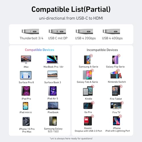 UNI USB-C HDMI Adapter - 8