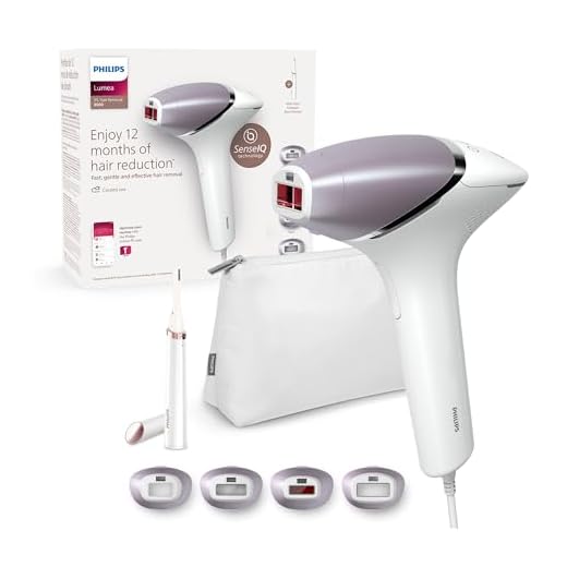 Épilateur à lumière pulsée Philips Lumea Prestige avec tondeuse-stylo Satin Compact (Modèle BRI949/00)
