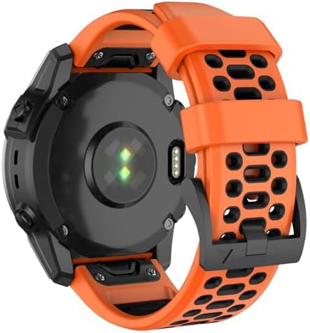 Cinturino Silicone ISABAKE Per Garmin Fenix - Compatibile Con Modelli 7X, 6X, 5X, 3 E Altri - Sportivo, Comodo E Impermeabile