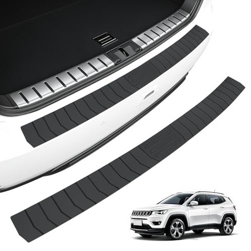 SINGARO Car Rear Bumper Protector, 41.5inch x3.6inch Car/SUV/Trunk Universal Rubber Anti-Scratch Trunk Exterior Accessories