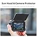 Camera Cage with Light Shield for DJI OSMO Action 5 Pro/4/3, Sun Hood & Camera Protector, Cold Shoes for Light & Microphone Accessories