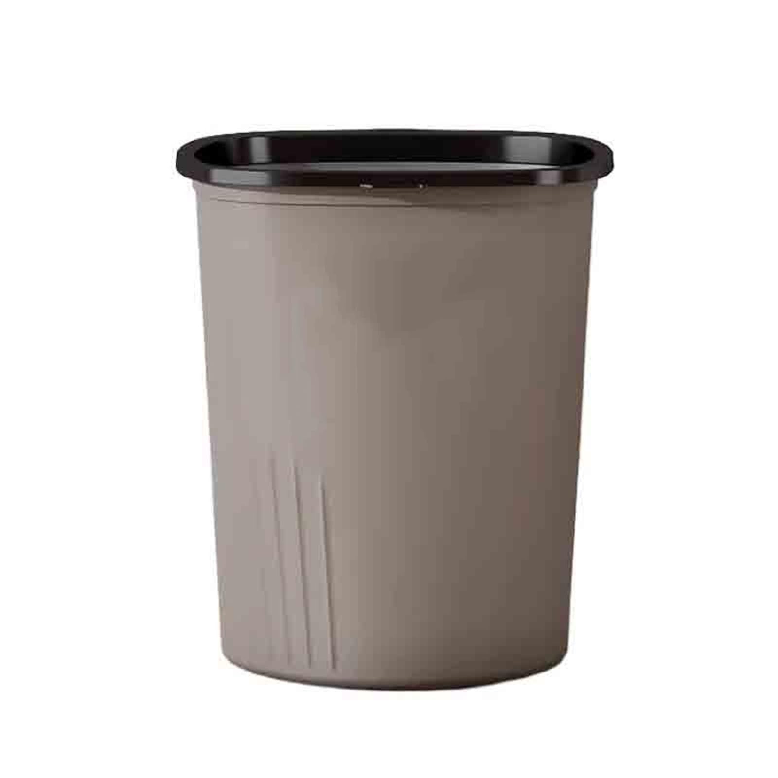 ZYYANSHOP Trash Cans Large Capacity Trash Cans For Home Use Living Room Bedroom Bathroom Kitchen And Dorm Rooms Wastebasket Garbage(Bruin,Large)