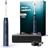 【2025年モデル】フィリップス 電動歯ブラシ ソニッケアー 6500 (プレミアムクリーン/ジェントルプラス ブラシヘッド/充電器台・トラベルケース付き) HX7413/07 ネイビーブルー 【Amazon.co.jp限定】