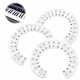 Klavierführer für Anfänger, 88 Tasten, für Anfänger mit Klarer Klavier Lernen Beschriftung, Klaviertasten Beschriftung für 88 Tasten, Klavier Lernen Kinder Beschriftung