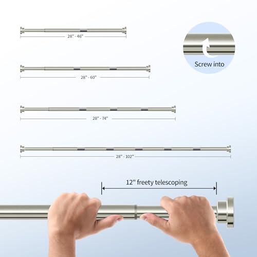 image for Mcrbeay Shower Curtain Rod, 1