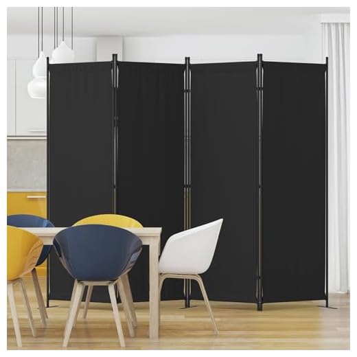 Kecreque Four Panel Room Divider