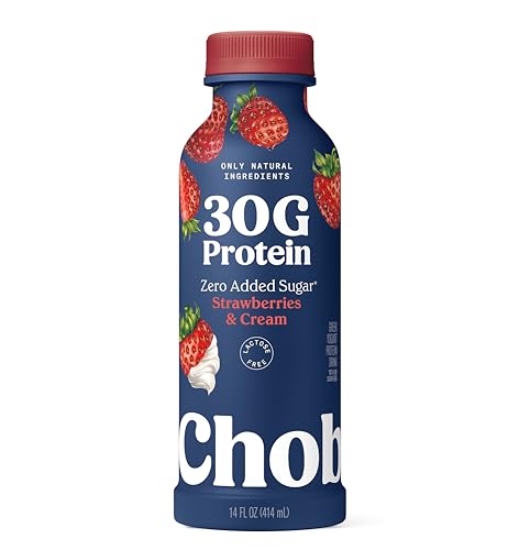 Chobani® 30g Protein Drink Strawberries & Cream 14 fl oz