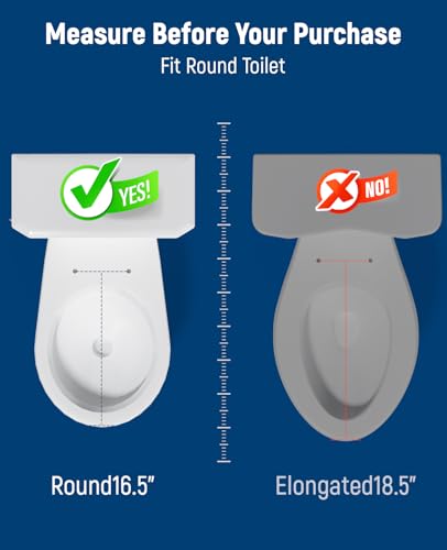 SAMODRA Bidet Toilet Seat with Soft Close Lid - Non-Electric Dual Nozzle System, Quick-Release for Easy Installation & Clean