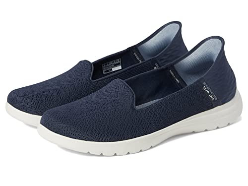 Skechers 136542 Blsh, Damen Freizeitschuhe, Marineblau, Textil, 39 EU